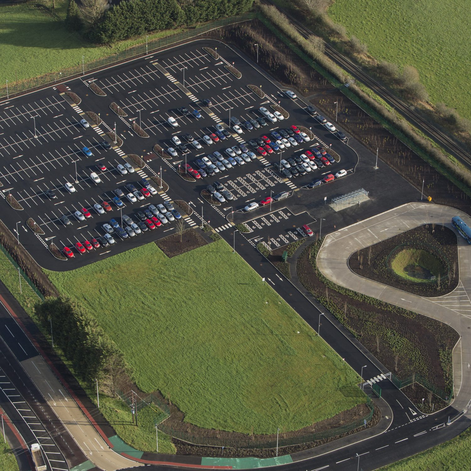 Taylor+Boyd: civil, structural engineers; park & ride, Ballymartin