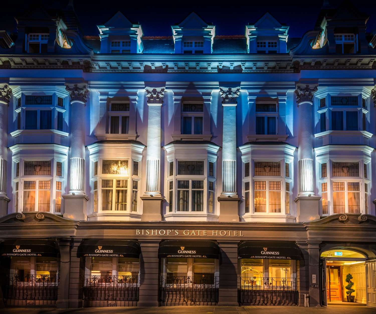 Taylor+Boyd: civil, structural engineers; heritage hotel, Derry