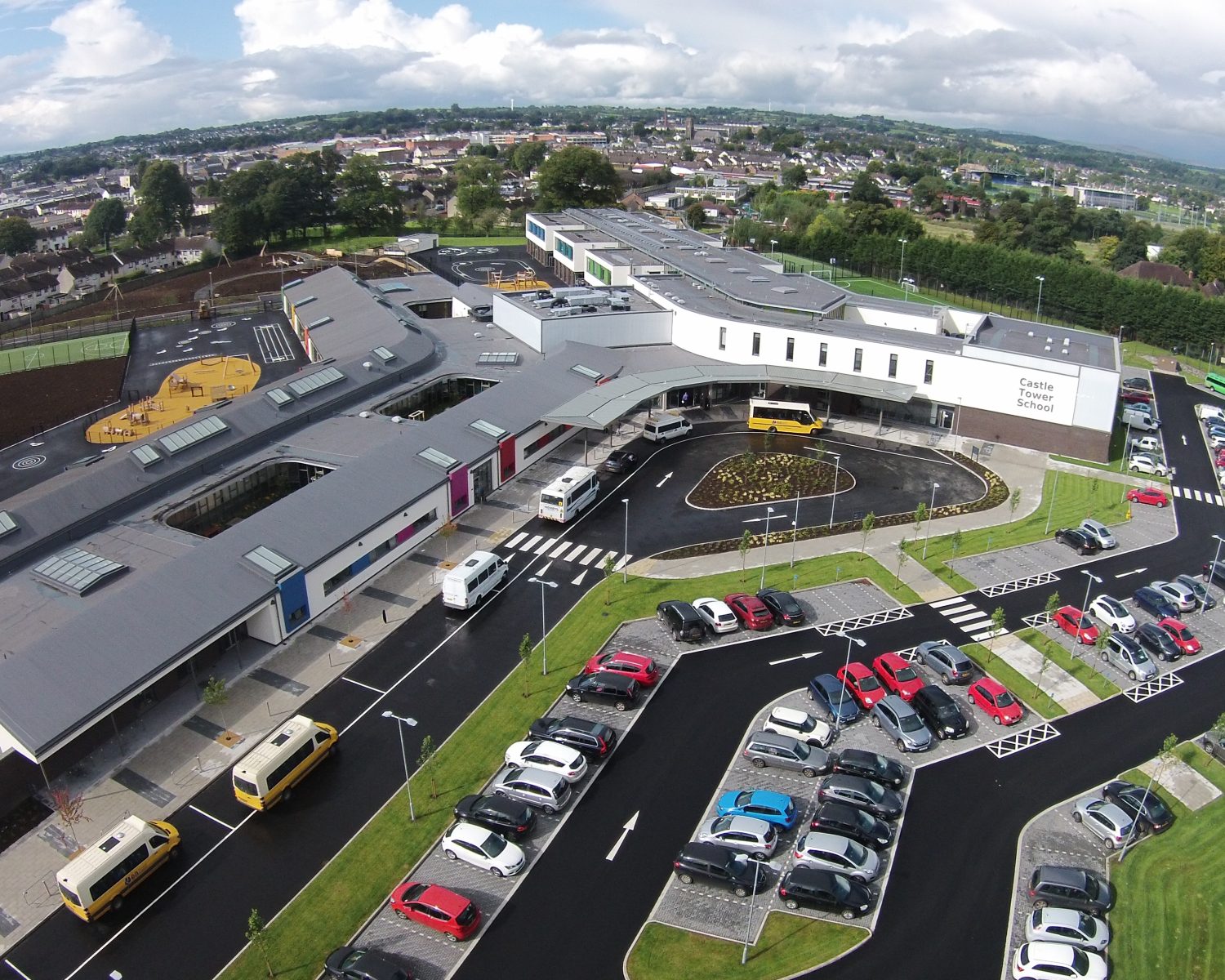 Taylor+Boyd structural engineers, New Build, Castle Tower School, Ballymena