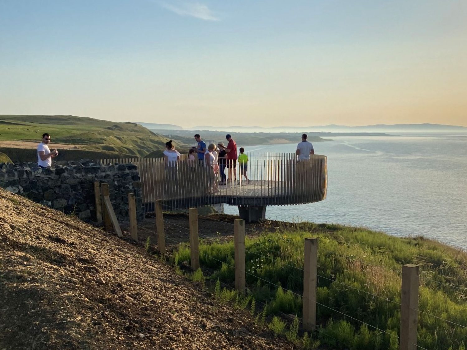 Taylor+Boyd: civil, structural engineers; coastal viewing platforms, Magheracross