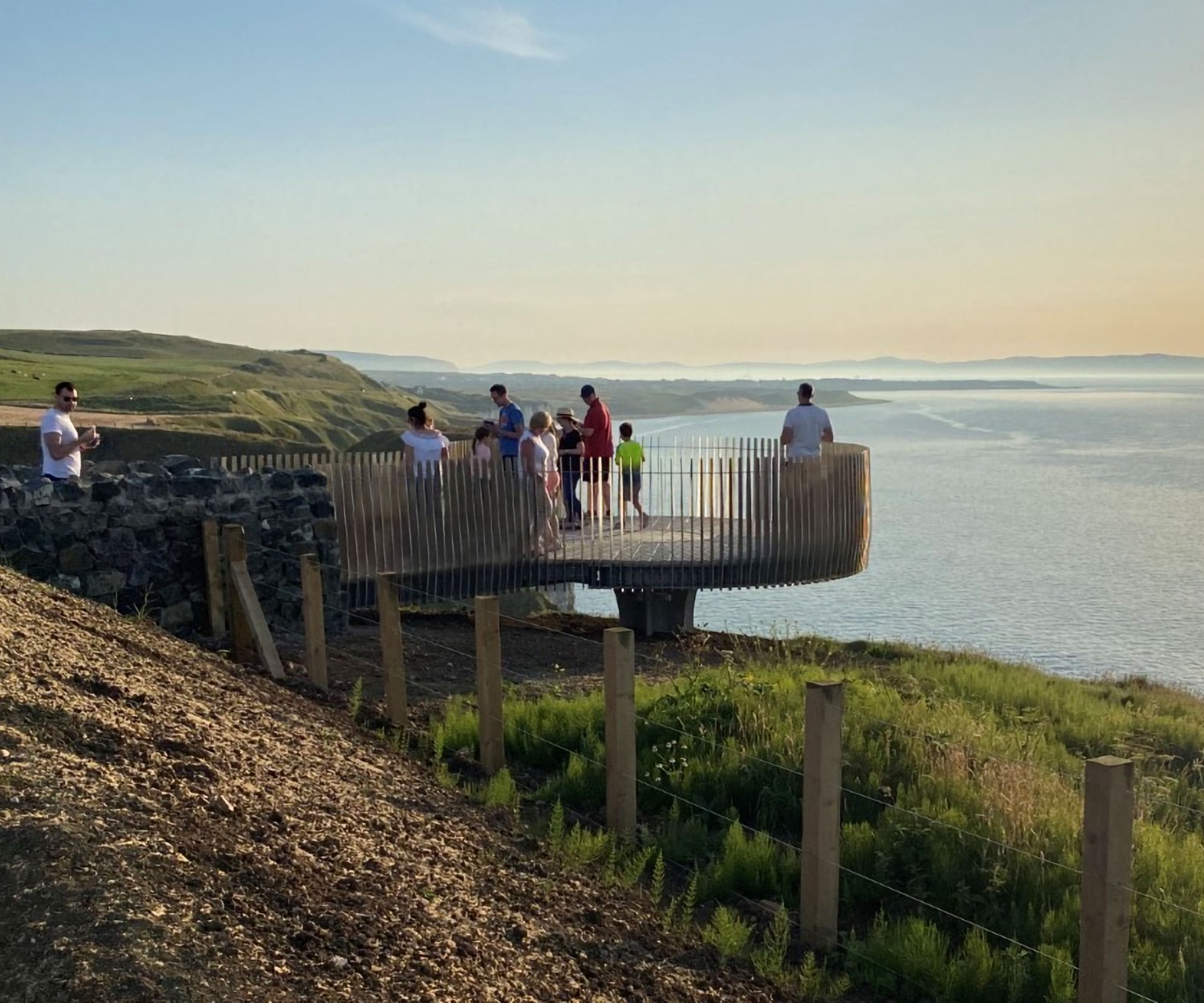 Taylor+Boyd: civil, structural engineers; coastal viewing platforms, Magheracross