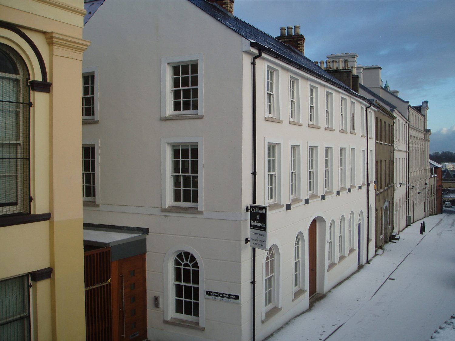 Taylor+Boyd, structural engineers, refurbishment of Georgian building as offices, Derry