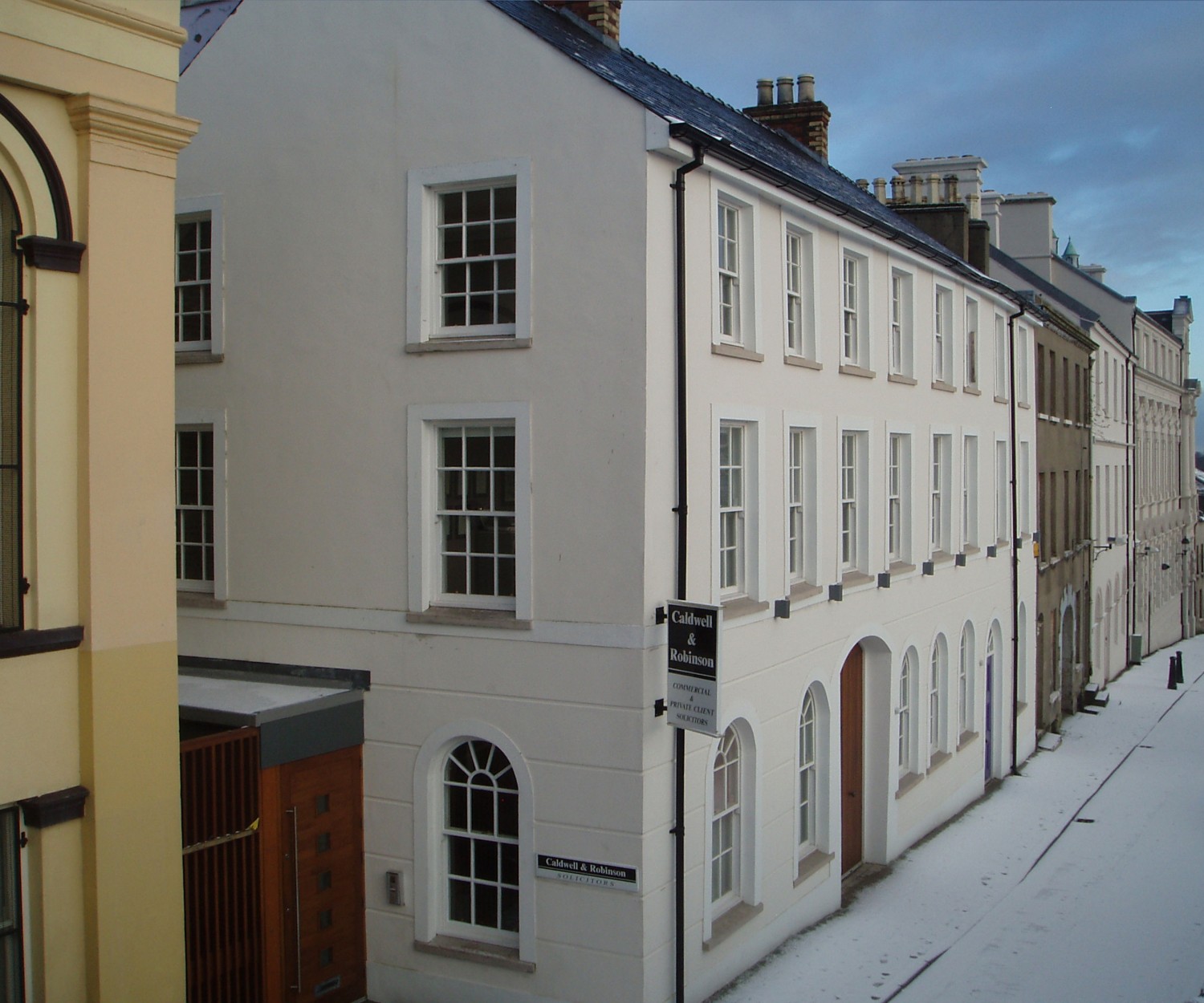 Taylor+Boyd, structural engineers, refurbishment of Georgian building as offices, Derry
