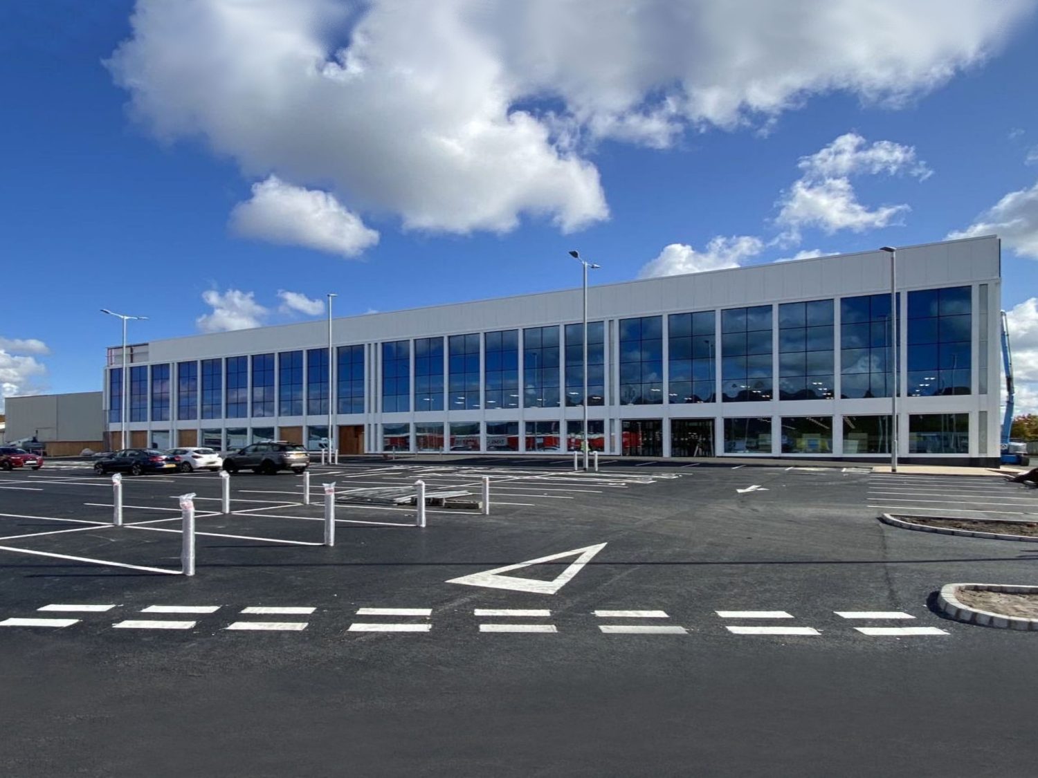 Taylor+Boyd civil, structural engineers, refurbishment of former B&Q warehouse, Belfast