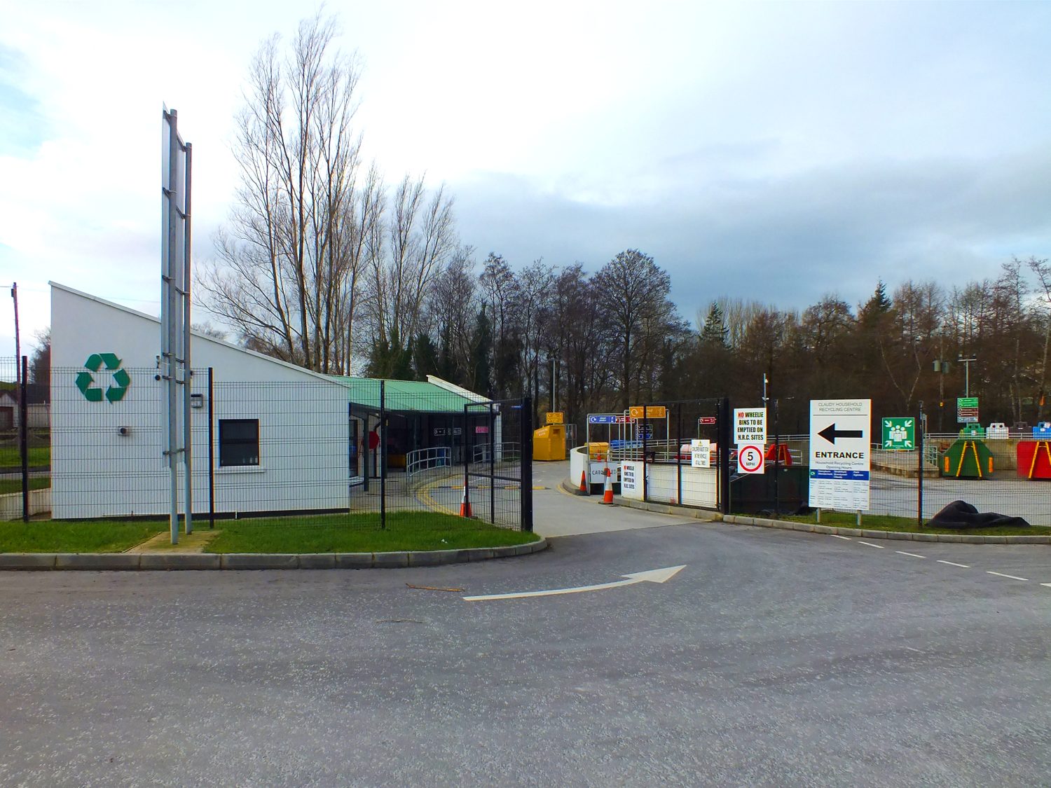 Taylor+Boyd civil, structural engineers; new-build recycling centre, Claudy