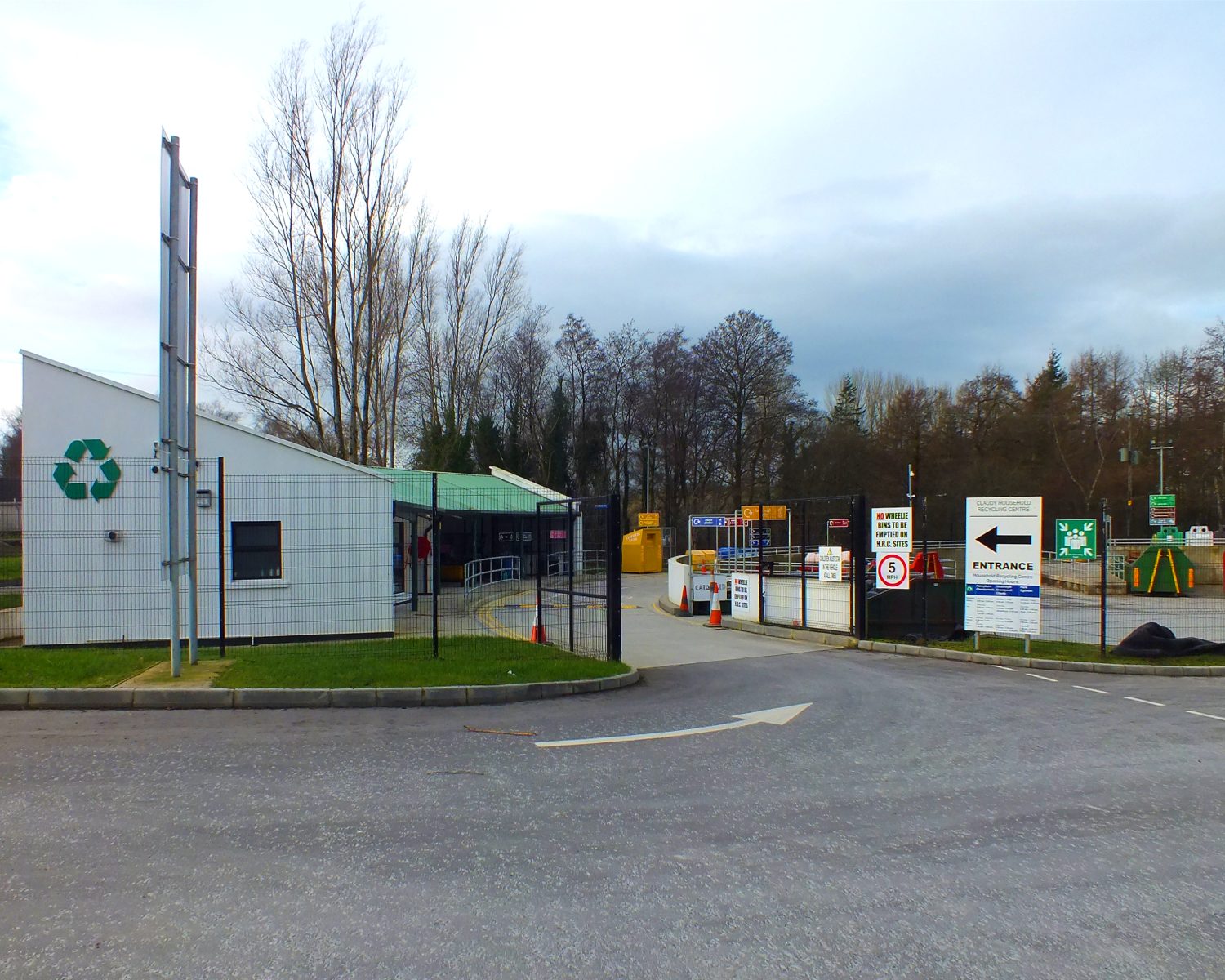 Taylor+Boyd civil, structural engineers; new-build recycling centre, Claudy