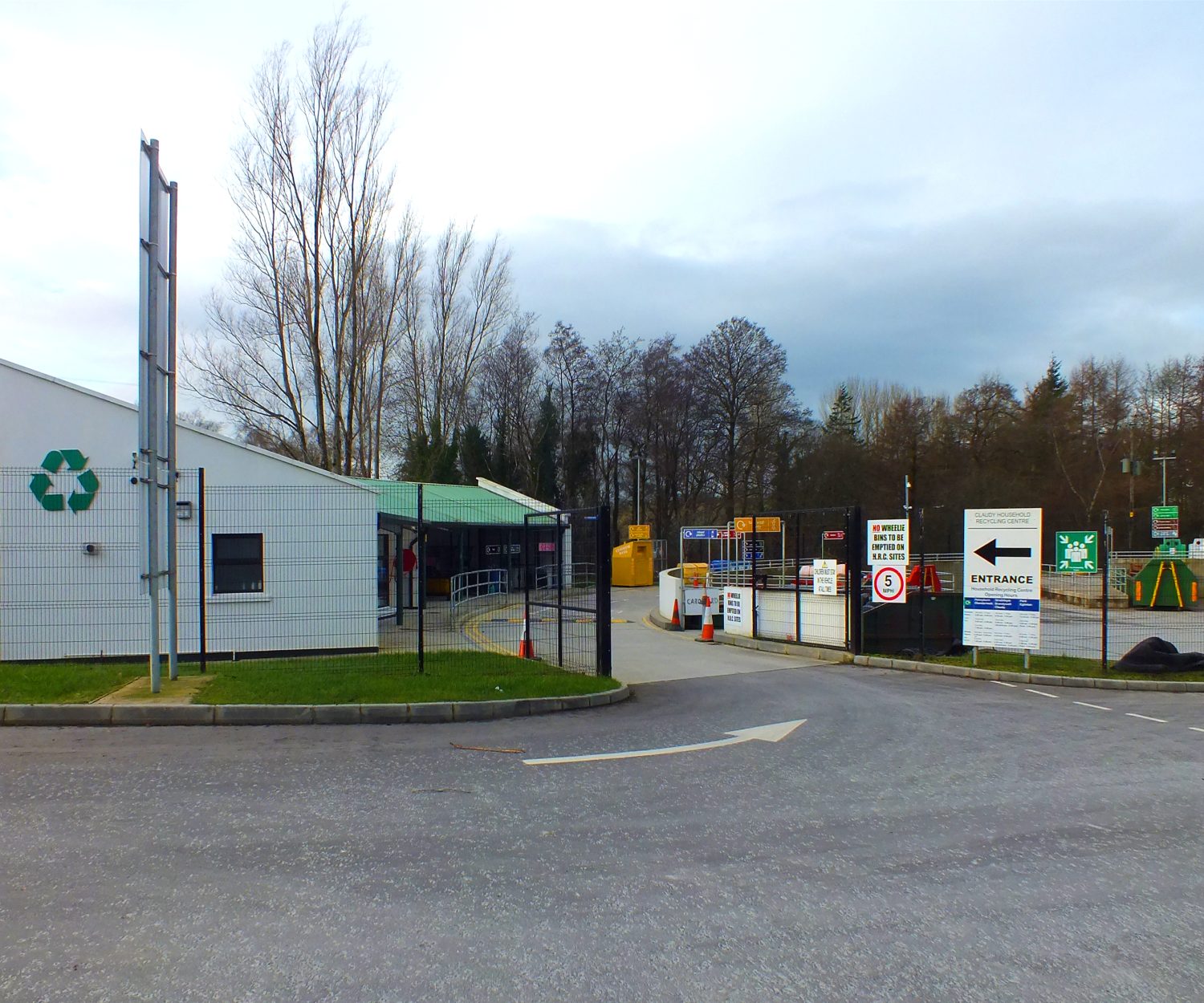 Taylor+Boyd civil, structural engineers; new-build recycling centre, Claudy